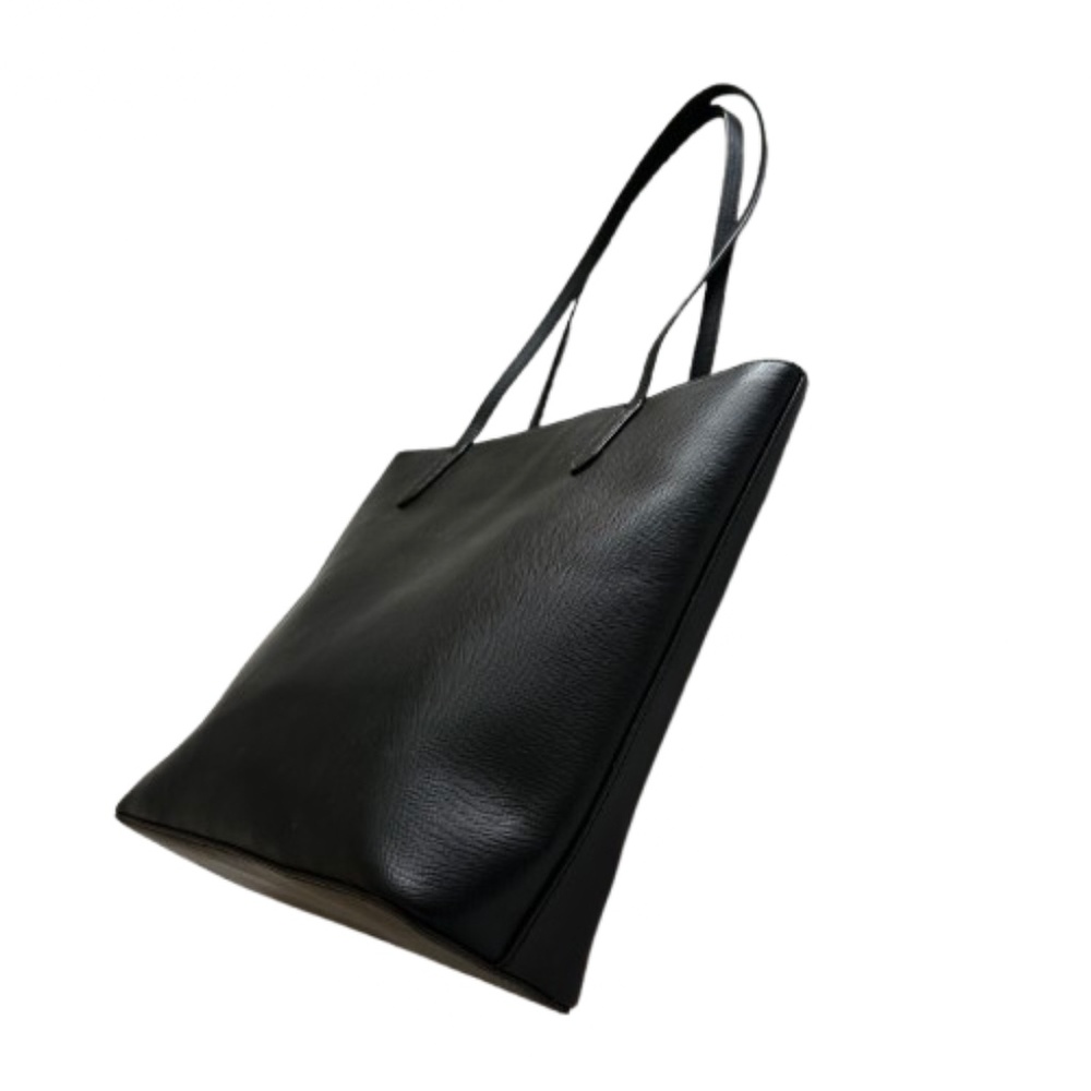 $298 Kate Spade Women's Medium Black & Gold Logo Leather Tote Bag & Bow Key Fob - Picture 7 of 16